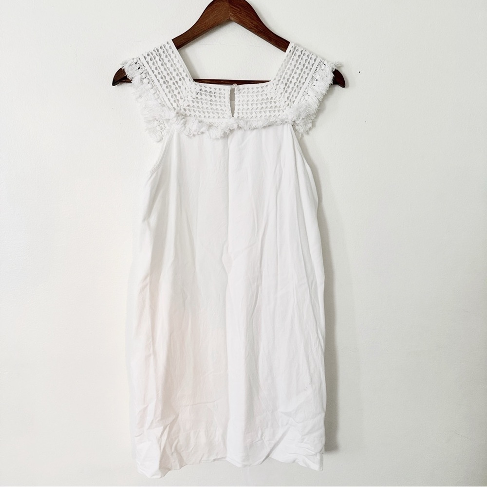 Madewell White Crochet Detail dress - Picture 3 of 4